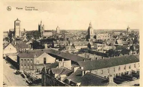 AK / Ansichtskarte 73966699 Ypres_Ypern_Ieper_Belgie Panorama