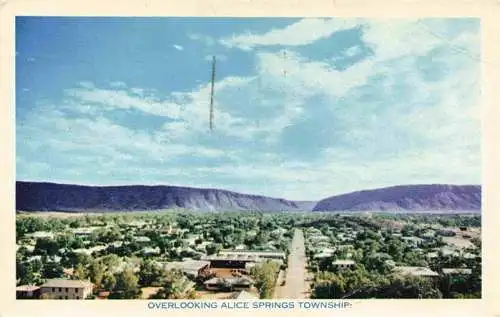 AK / Ansichtskarte 73966724 Alice_Springs_Australia Overlooking Alice Springs Township