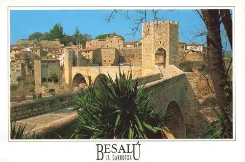 AK / Ansichtskarte 73966737 Besalu_Girona_Cataluna_ES Puente Románico