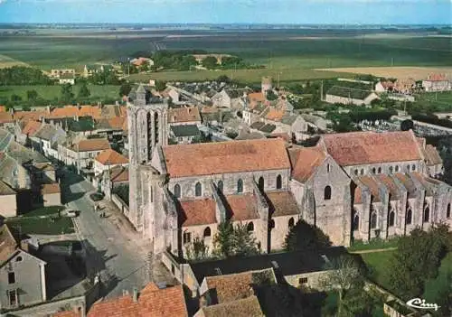 AK / Ansichtskarte  Champeaux__77_Seine-et-Marne Collegiale St Martin Vue aerienne