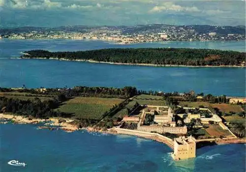 AK / Ansichtskarte  Ile_Saint-Honorat_06_Alpes_Maritimes Vue aerienne L'Abbaye de ND de Lerins L'ile Ste Marguerite