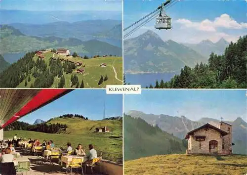 AK / Ansichtskarte  Klewenalp Fliegeraufnahme Seilbahn Chalet Guggeregg Bahn Restaurant