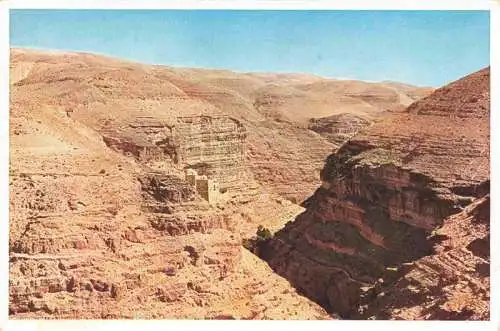 AK / Ansichtskarte 73968596 Wadi-Kelt_Wadi_el_Kelt_Israel Panorama Blick zum Kloster