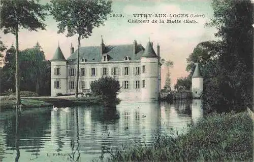 AK / Ansichtskarte  Vitry-aux-Loges_45_Loire Chateau de la Motte Feldpost