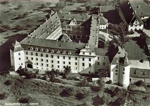 AK / Ansichtskarte 73969282 Ellwangen_Jagst Schloss Fliegeraufnahme