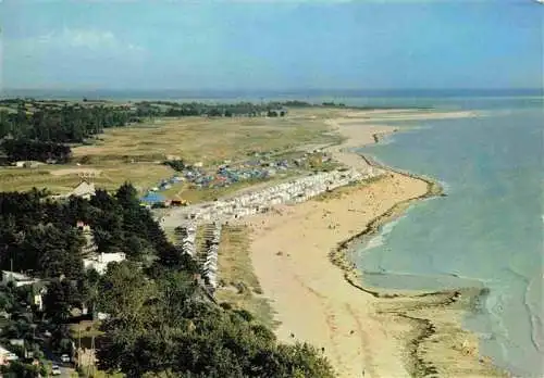 AK / Ansichtskarte  Saint-Jean-le-Thomas La plage vue aérienne