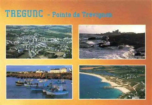 AK / Ansichtskarte  Tregunc_29_Finistere Le bourg de Tregunc la pointe de Trevignon et la plage vers Concarneau