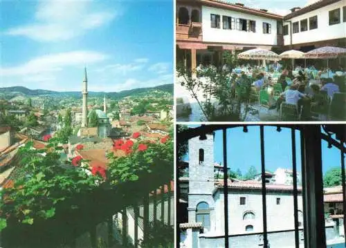 AK / Ansichtskarte 73970687 Sarajevo_Bosnia-Herzegovina Panorama Terrasse Kirche