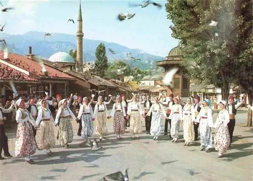 AK / Ansichtskarte 73970688 Sarajevo_Bosnia-Herzegovina Folkloregruppe