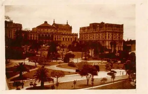 AK / Ansichtskarte 73970804 SAO_PAULO_Brazil Parque Anhangabahu com Teatro Municipal