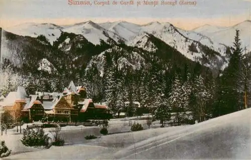 AK / Ansichtskarte 73970838 Sinaia_RO Corpul de Garda si Muntii Bucegi