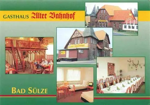 AK / Ansichtskarte 73971050 Bad_Suelze Gasthaus Alter Bahnhof Gastraeume Zimmer