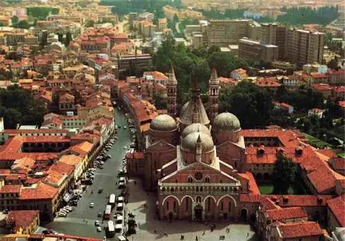 AK / Ansichtskarte 73971070 PADOVA_Veneto_IT Chiesa del Santovista dall aereo