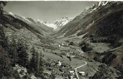 AK / Ansichtskarte  Ferden_VS Panorama Loetschental Kippel Alpen