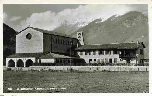 AK / Ansichtskarte  Bellinzona_TI Chiesa del Sacro Cuore