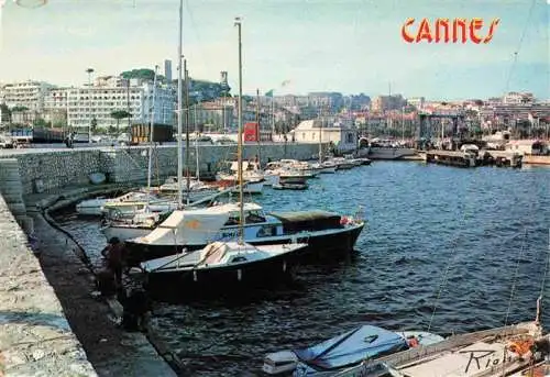 AK / Ansichtskarte  Cannes_06 Le Quai Leboeuf et l'Hotel Mediterranee