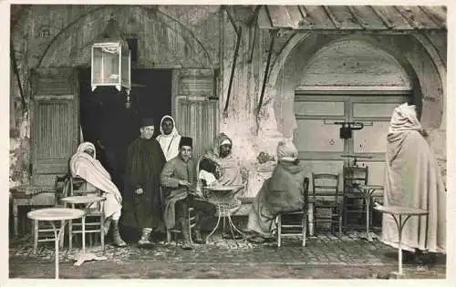 AK / Ansichtskarte 73971927 Algier_ALGER_Algerie Orientalisches Café