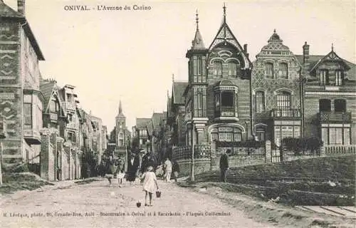 AK / Ansichtskarte  Onival_sur_Mer_Ault_80_Somme Avenue du Casino