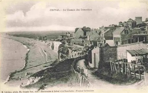 AK / Ansichtskarte  Onival_sur_Mer_Ault_80_Somme Le Chemin des Douaniers