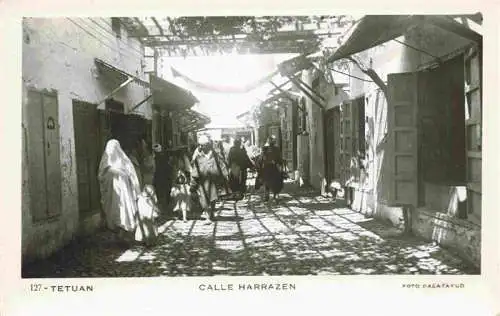 AK / Ansichtskarte 73972259 Tetuan_Tetouan_Maroc Calle Harrazen