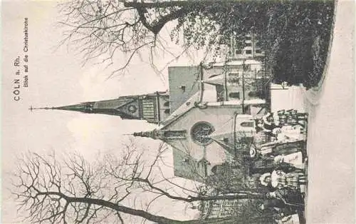 AK / Ansichtskarte 73972328 Coeln_KoeLN_Rhein Blick auf die Christuskirche