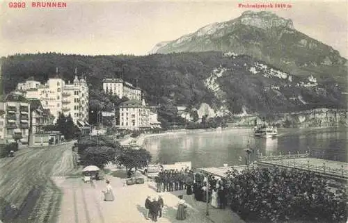 AK / Ansichtskarte  Brunnen__SZ Panorama mit Frohnalpstock