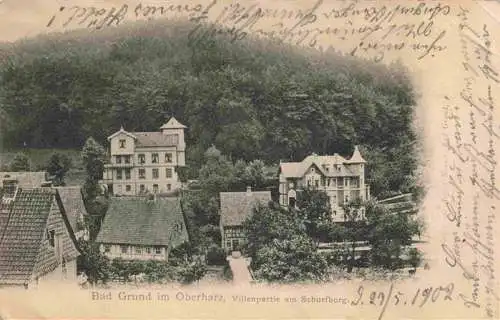 AK / Ansichtskarte 73972478 Bad_Grund Villenpartie am Schurfburg