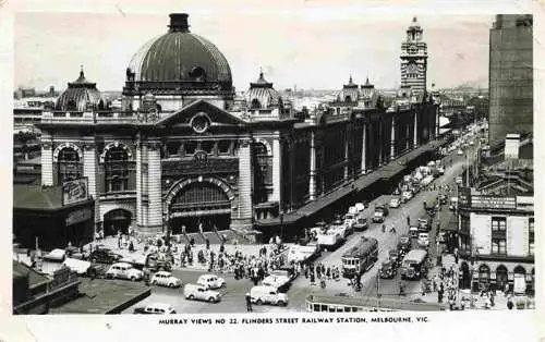 AK / Ansichtskarte 73972519 MELBOURNE__Australia Flinders Street Railway Station