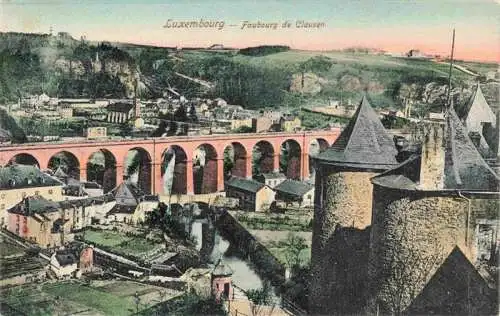 AK / Ansichtskarte 73972561 LUXEMBOURG__Luxemburg Faubourg de Clausen