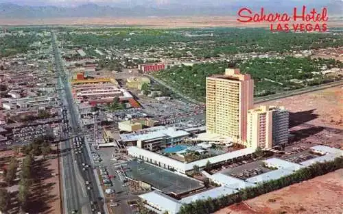 AK / Ansichtskarte 73972569 LAS_VEGAS_Nevada_USA Sahara Hotel aerial view