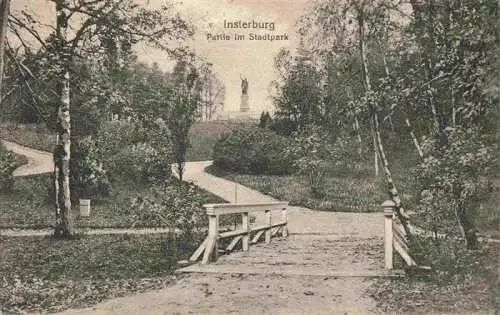 AK / Ansichtskarte 73972646 INSTERBURG_Tschernjachowsk_Kaliningrad_RU Partie im Stadtpark