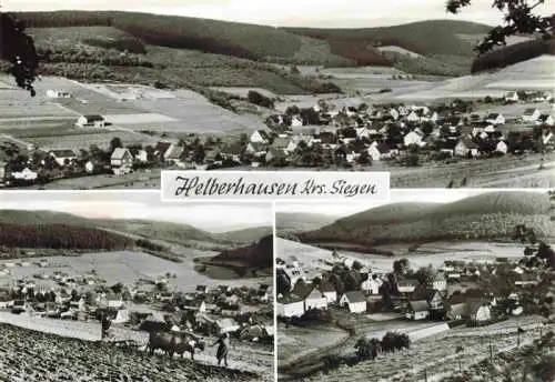 AK / Ansichtskarte 73972765 Helberhausen_Hilchenbach_NRW Panorama Gesamtansicht Landwirtschaft