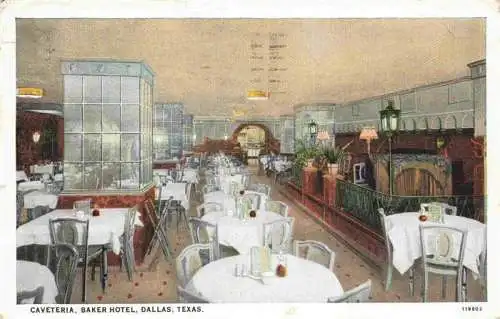 AK / Ansichtskarte 73972858 Dallas_Texas_USA Caveteria Baker Hotel