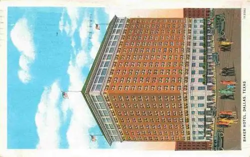 AK / Ansichtskarte 73972871 Dallas__Texas_USA Baker Hotel Illustration