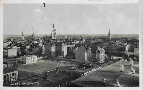 AK / Ansichtskarte 73973093 Lissa__Posen_LESZNO_Warthegau_PL Panorama Feldpost