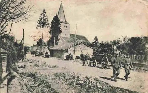 AK / Ansichtskarte  Damvillers_55_Meuse Ortspartie mit Kirche Feldpost