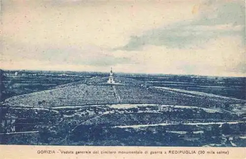 AK / Ansichtskarte 73973311 Gorizia_Goerz_IT Veduta generale del cimitero monumentale di guerra a Redipuglia Soldatenfriedhof