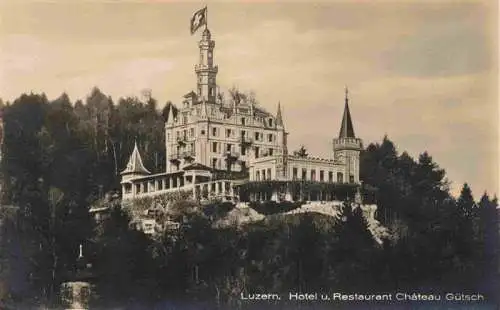 AK / Ansichtskarte  LUZERN__LU Hotel Restaurant Château Guetsch