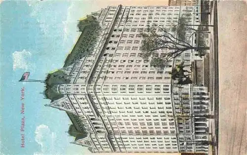 AK / Ansichtskarte 73973356 NEW_YORK_City_USA Hotel Plaza Illustration