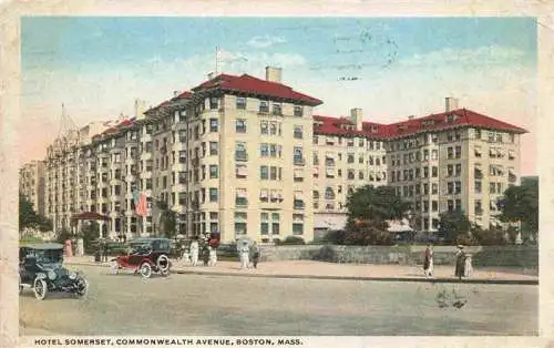 AK / Ansichtskarte 73973368 BOSTON__Massachusetts_USA Hotel Somerset Commonwealth Avenue Illustration