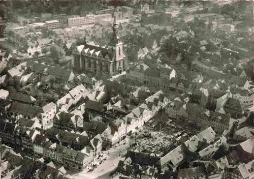 AK / Ansichtskarte 73973400 WOLFENBueTTEL Innenstadt Fliegeraufnahme mit Marienkirche