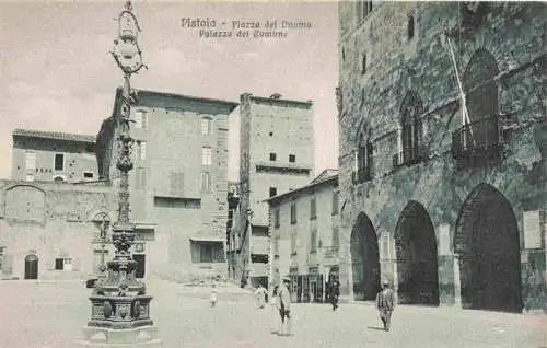 AK / Ansichtskarte 73973445 Pistoia_Toscana_IT Piazza del Duomo Palazzo del Comune