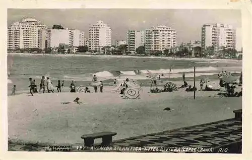 AK / Ansichtskarte 73973474 RIO_DE_JANEIRO_Brazil Avenida Atlantica Hotel Riviera Copacabana