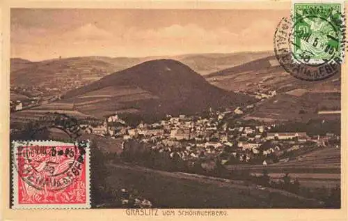 AK / Ansichtskarte 73973795 Graslitz_Kraslice_CZ Blick vom Schoenauerberg