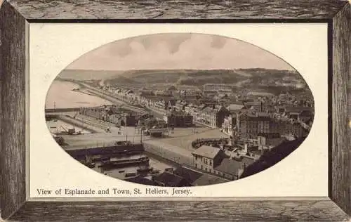 AK / Ansichtskarte 73973896 Jersey__UK View of Esplanade and Town St Heliers