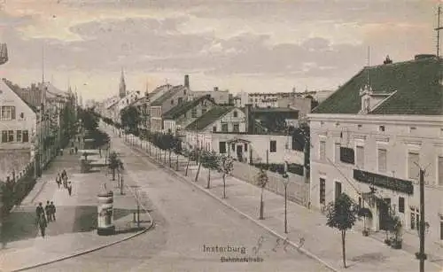 AK / Ansichtskarte 73973921 INSTERBURG_Tschernjachowsk_Kaliningrad_RU Bahnhofstrasse Feldpost