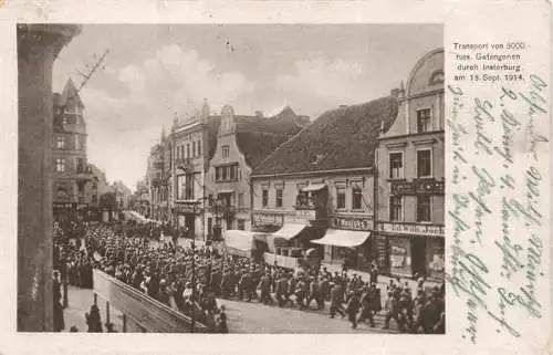 AK / Ansichtskarte 73973941 GUMBINNEN_Goesev_Gussew_Oblast_Kaliningrad_RU Transport von 5000 russischen Gefangenen durch die Stadt 15. September 1914