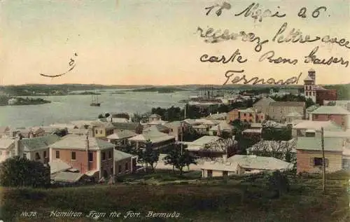 AK / Ansichtskarte 73974138 Hamilton_Bermuda Panoramic view from the Fort Bermuda