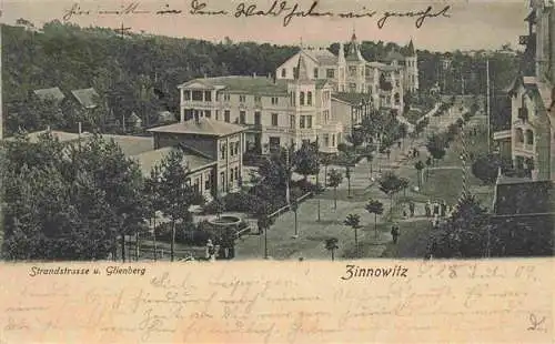 AK / Ansichtskarte 73974219 ZINNOWITZ_Ostseebad Strandstrasse und Glienberg