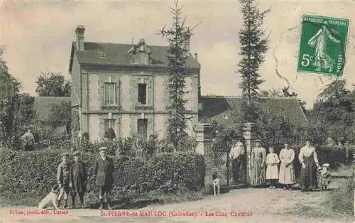 AK / Ansichtskarte  Saint-Pierre-de-Mailloc Les Cinq Chemins